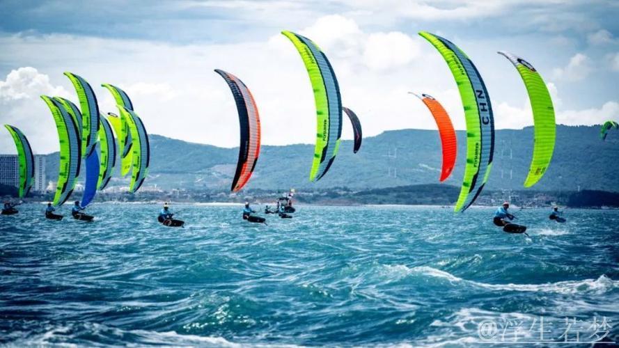 平潭激情上演全国帆板与风筝板锦标赛