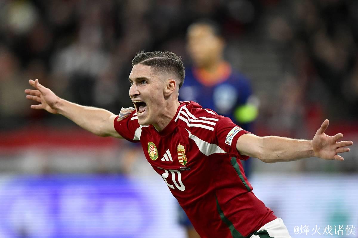 欧国联-范迪克红牌邓弗里斯救主 荷兰1-1匈牙利